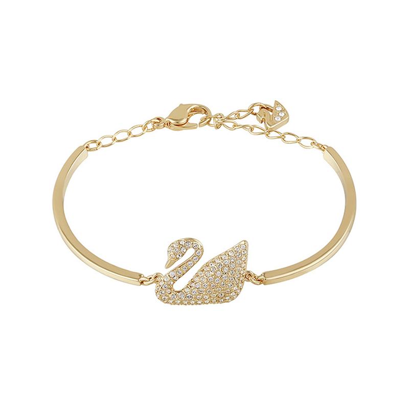 Swarovski Swan Crystal Bracelet Women s Gold 5083133 золотой
