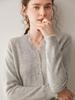 European & American Fashion Cashmere Women's Solid Color Knit Cardigan with Tassels - Loose & Slimming Single-Breasted Design