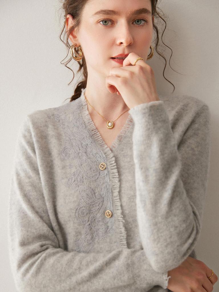 European & American Fashion Cashmere Women's Solid Color Knit Cardigan with Tassels - Loose & Slimming Single-Breasted Design