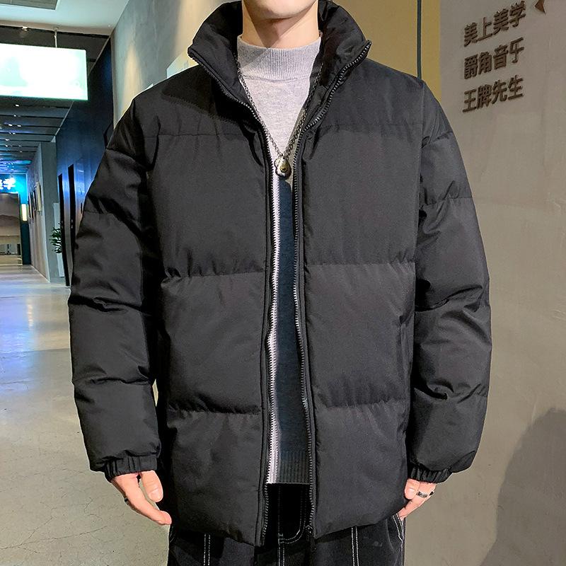 Padded Clothes Men's Winter New Thickened Warm Loose Versatile Cold-proof Stand-up Collar Padded Jacket Casual Padded Jacket Men's Clothes