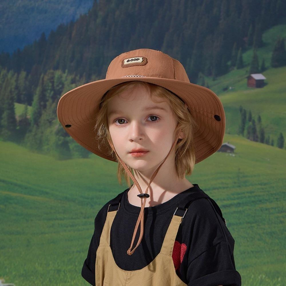 

Trendy Bucket Hat Anti-UV Sunscreen Hat Fashion Fisherman Hat Gift кавовий