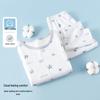 Yiershuang Boys' Pure Cotton Long Sleeve Pajama Set