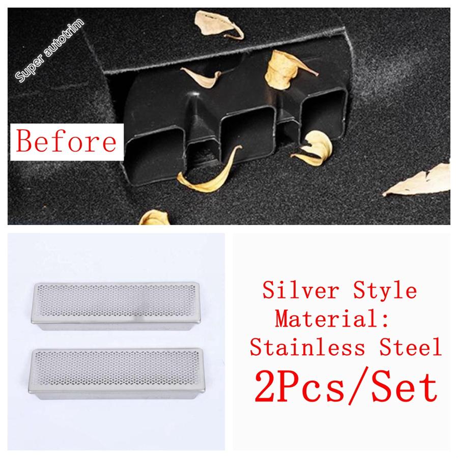 For Haval H9 2nd 2024 2025 Accessories Car Under Seat Floor Air Conditioning AC Vent Outlet Dust Cover Grille Frame Protection