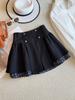 Women's 2026 Spring High Waist Plaid Patchwork A-Line Flared Skirt