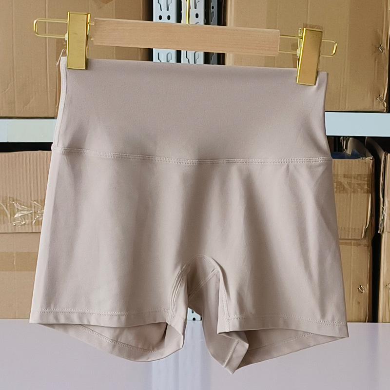 Women's High Waist Yoga Shorts, Nylon Tight Fit, High Elasticity