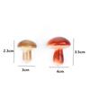10Pcs/Lot 4cm Mini Fake Mushroom Simulation Fruit and Vegetable Bonsai Ornaments Home Holiday Decoration Photography Props