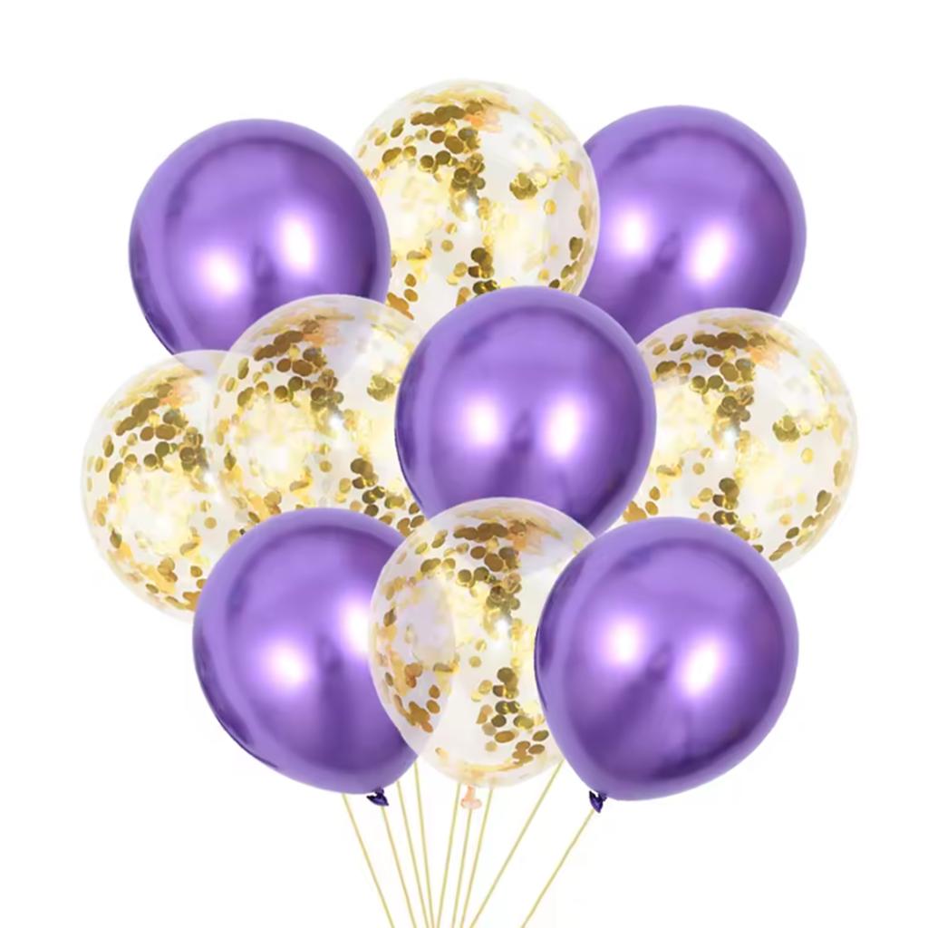 10/20pcs12Inch Golden Confetti Latex Balloons Birthday Party Decoration WeddingBalloons Decoration Balloons