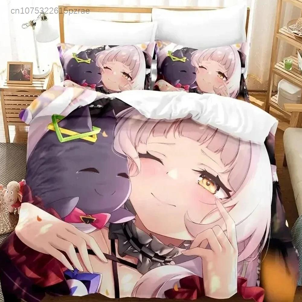 New Murasaki Shion Bedding Set 3D Printed Suitable For Bedroom Duvet Cover Set With Pillowcases Kids Home Textile