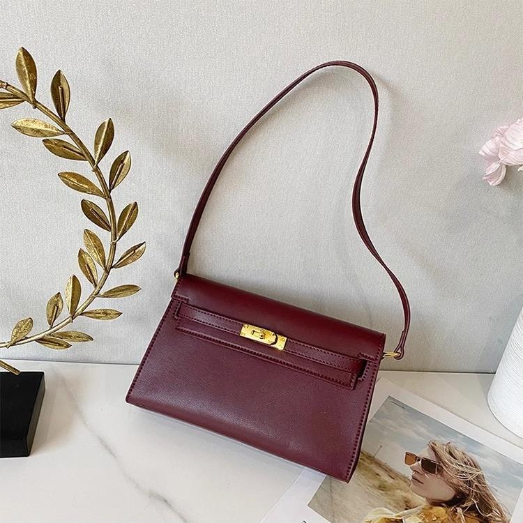 Leather Goat Pattern Underarm Women's Versatile Shoulder Underarm Bag Premium Spring and Summer Portable