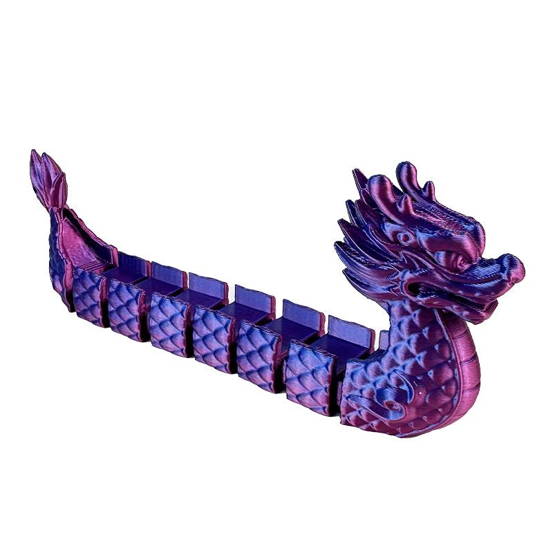 3D Printed Dragon Boat Festival Jointed Figure Toy Model Holiday Gift Creative Souvenir Children'S Small Gift