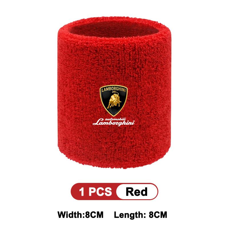 Car Lamborghini Sports Headband Wristband Ball Embroidery Stretch Boys Sticker for Working Out Quick Drying Wrist Sweat Bands HH69