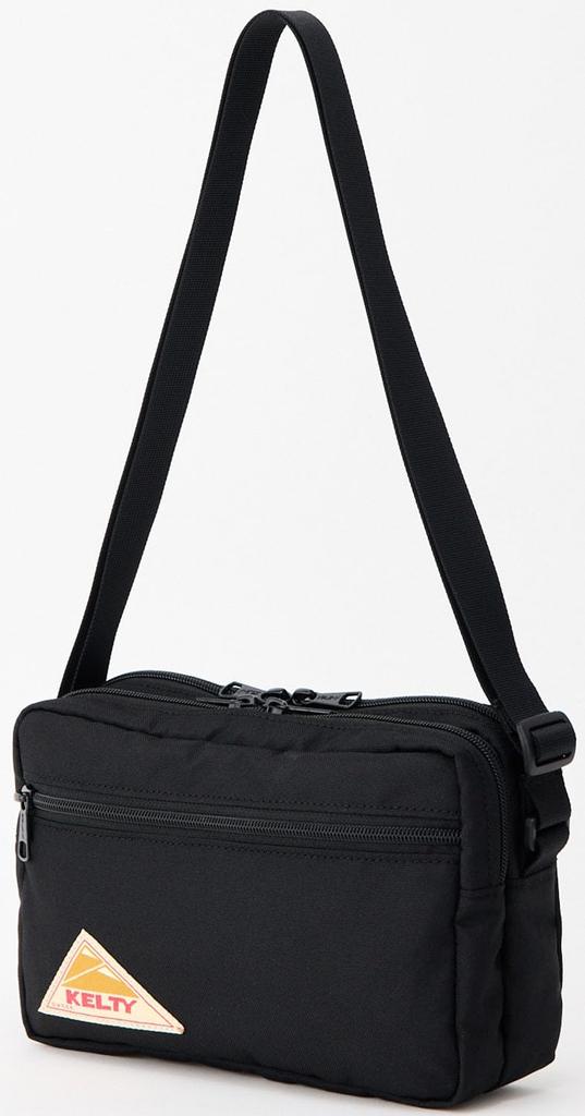 KELTY Outdoor Shoulder Bag ES RECTANGLE ZIP SHOULDER S 14cm x 23cm x 7cm Black 3259270926