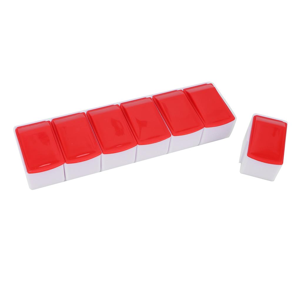 Portable 7 Days Pills Case Weekly Pills Organizer Travel Daily Pills Container for Capsule