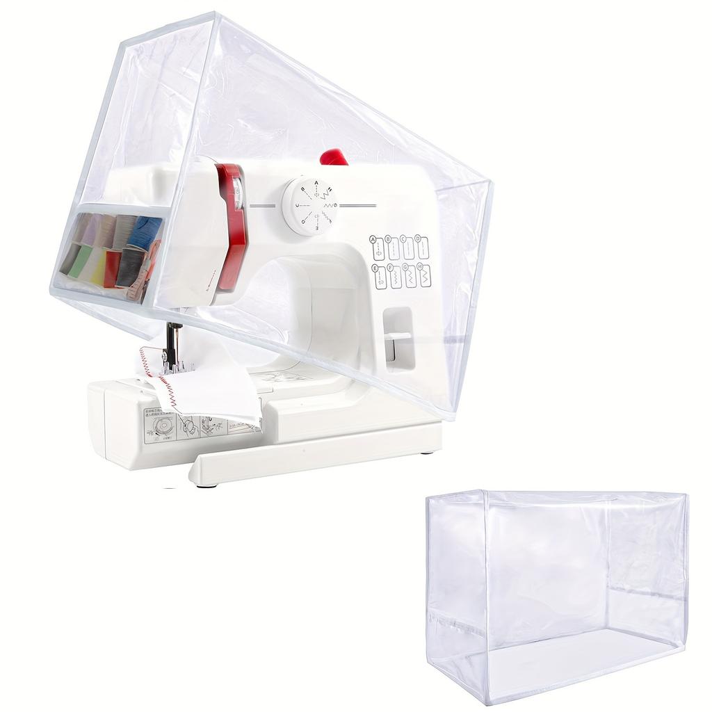 Sewing Machine Dust Cover To Keep Clean Scratch-Resistant Protective Quilted with Pockets for Most Standard Sewing Machines