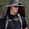 Outdoor Mountaineering Fishing Sun Hat With Large Solar Fan