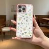 For iPhone 16 Pro Max Magnetic Case TPU PC Phone Cover with Detachable Spring Garden Backplate