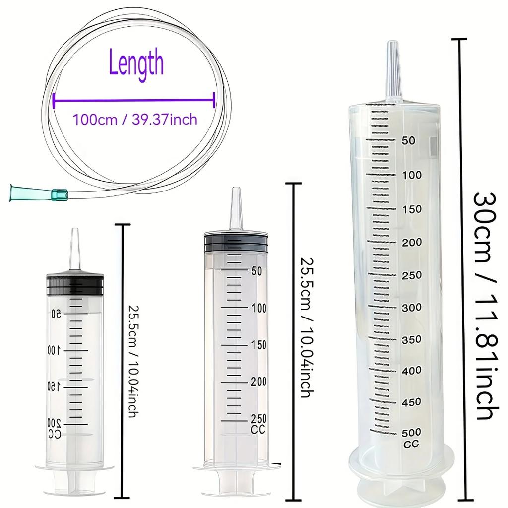 1 set of car water suction/injection tool with syringe