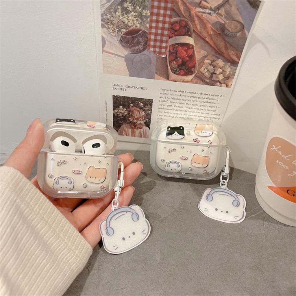 Cartoon Cute Cat for AirPods 1/1/1/1 Generation Earphone Case Pro/Pro1 Apple Earphone Case