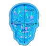 Jewelry Casting Mold Skull Shaped Silicone Mold Holographic Resin Mold for DIY Necklace Keychains Earring Pendant