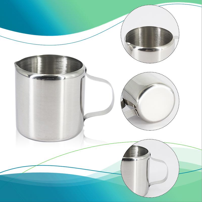 304 Stainless Steel Mirror Polish Milk Frothing Cup - Mini Coffee and Milk Pot