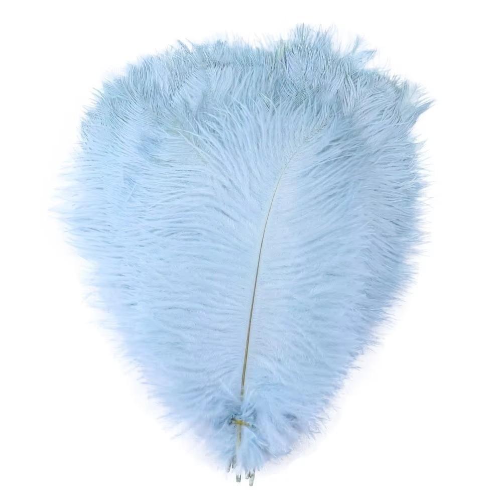 10Pcs Table Accessories Ostrich Feathers Stage Props Artificial Ostrich Feather Party Decoration