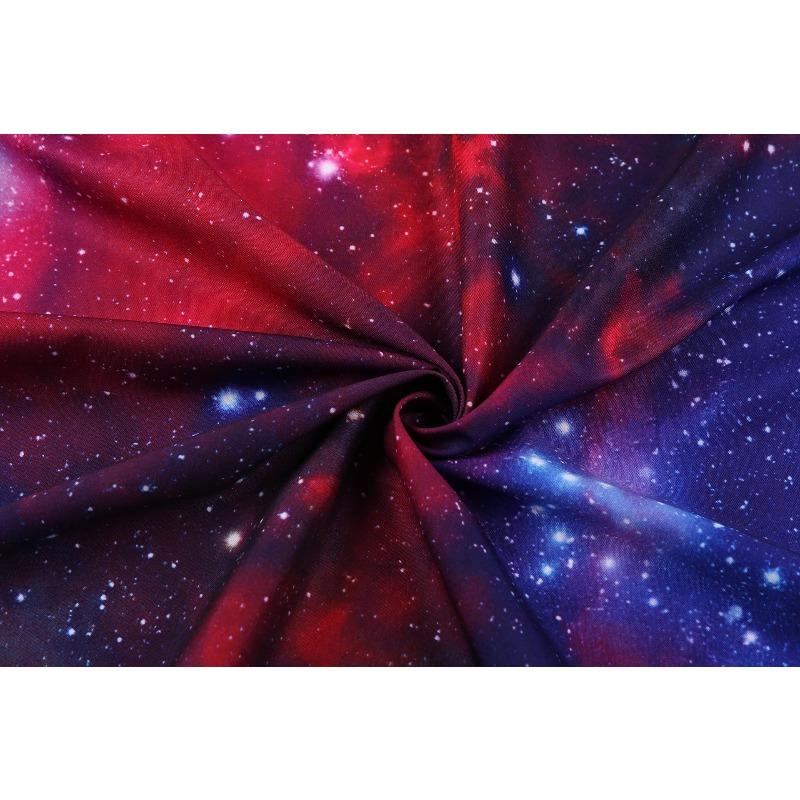 Fashion 3D Star Print V-Neck Sleeveless Long Maxi Comfortable Dress Lightweight High Recognition Elegant with Flattering Chic Dress for Party
