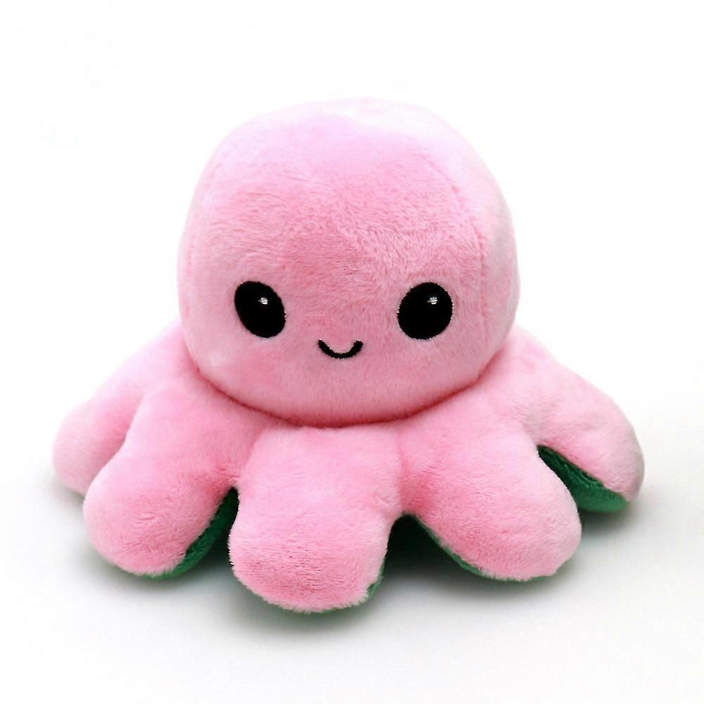 1pc Reversible Soft Toy Octopus - Pink/green Christmas Gift