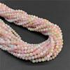 Faceted Natural Stone Pink Rose Quartzs Crystal Beads Round Amethysts Loose Beads for DIY Jewelry Making Necklace