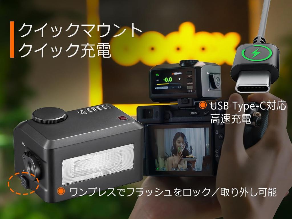 Godox iT30Pro F Camera iFlash Color TTL Camera Compact Yet 560 Full Wireless Master and Slave Optical Compatible with Fuji 120g Weight Instruction