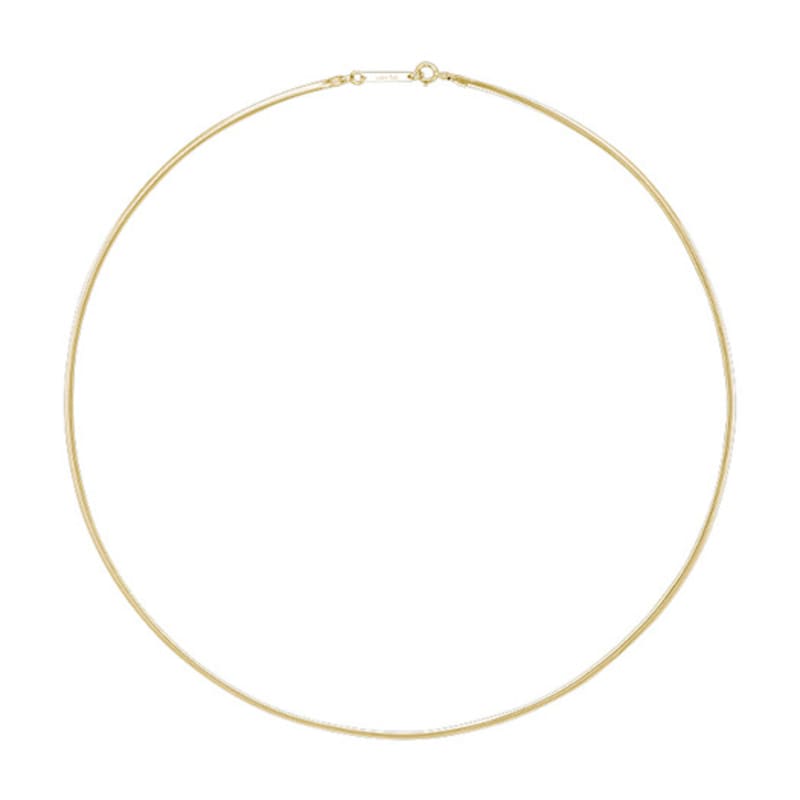 Verte [925 Silver] Un.silver.161 / Flat Soir Necklace (long Ver.)(gold)