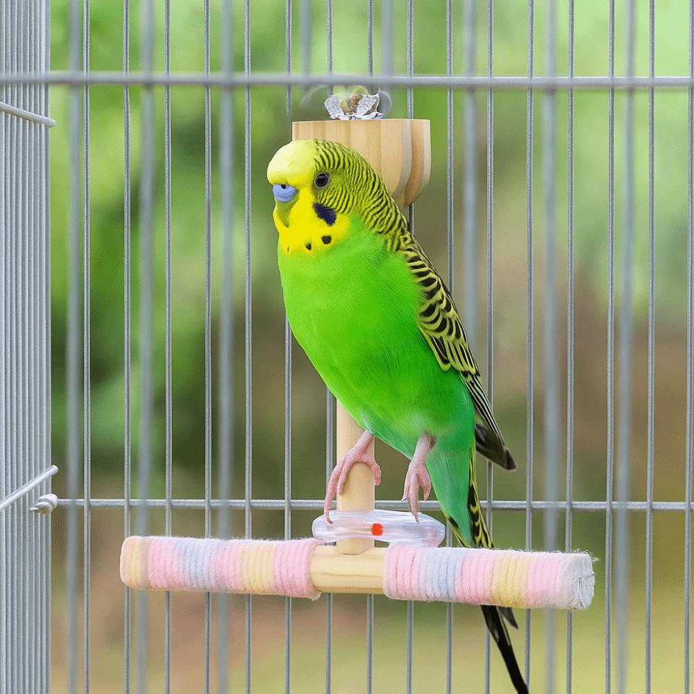 Bite Resistant Wood Parrot Swing Wear-resistant Parrot Swing Pole for Parrots Parakeets