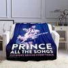 Singer Prince Purple Rain printied blanket warm beautiful flannel soft and comfortable blanket home travel blanket birthday gift