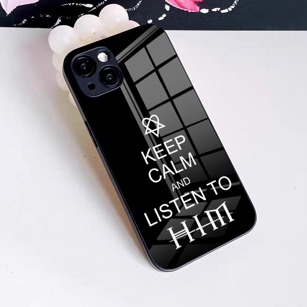 His I-Infernal M-Majesty Phone Case For IPhone 17 Pro Max 16 15 14 Pro Max 13 11 X Xs Xr 8 7Plus Glass Cover