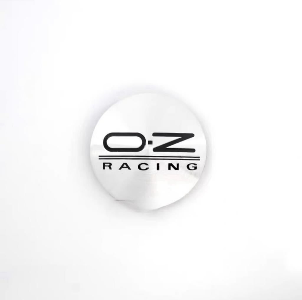 4pcs/lot 55mm OZ Racing Emblem Badge Car Styling Wheel Center Cover Sticker Carbon Fiber Hub Cap Decal For OZ M582