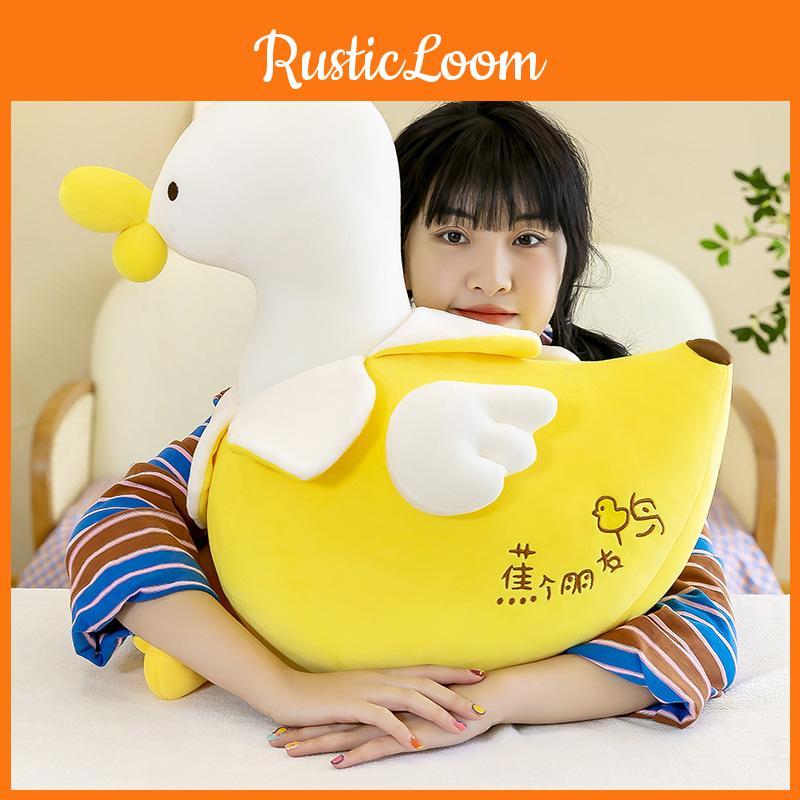 Banana Cute Duck Plush Toy Cartoon Stuffed Doll Bedroom Decoration Kids Gift