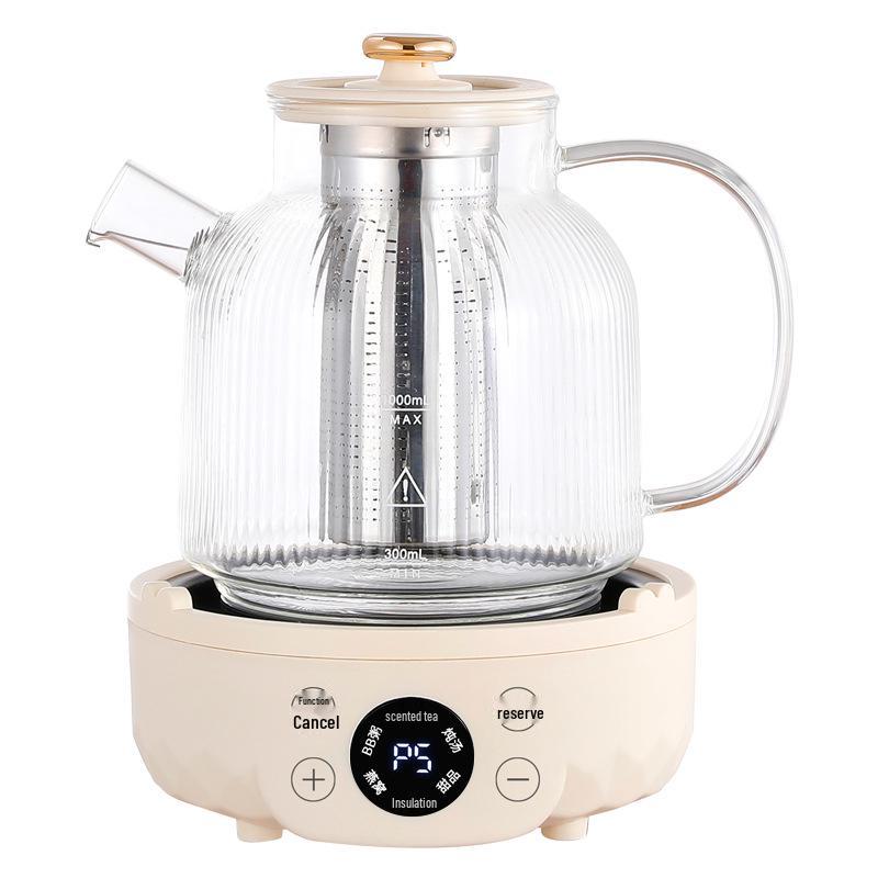 Glass Multi-Functional Automatic Tea Kettle with Heat Preservation