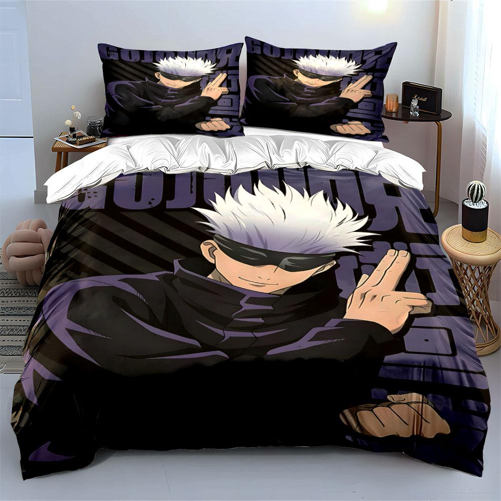 Character with White Hair. Bedding Sets Duvet Cover Sets Duvet Covers Pillowcases(1 * Duvet Cover 2 * Pillowcases Without Duvet Insert)