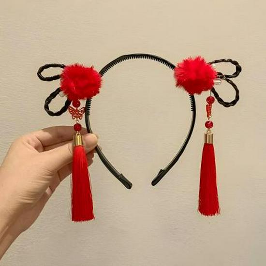 

Повязка на голову Hanchen Princess: Милый парик в старинном стиле с косичкой и заколкой для маленьких девочек