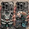 Anime Kaijus No. 8 Plating Phone Case For Samsung S26 S25 S24 S23 S22 S21 S20 FE Note20 Edge Plus Ultra 4G 5G Anti Fall Airbag