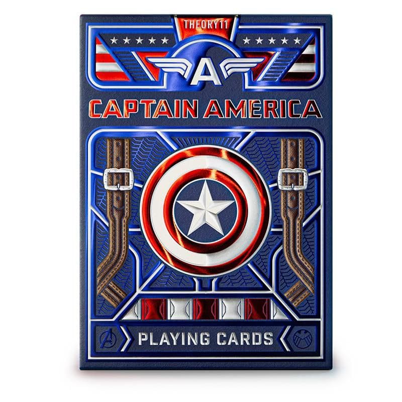 

Captain America Playing Cards Marvel Captain America Playing Cards by theory11