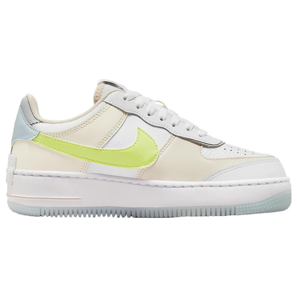 Jauni Nike Air Force 1 Shadow neona/dzelteni Swoosh sieviešu FB7582-100