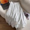 Women's Summer 2025 High-Waist A-Line Lace Patchwork Skirt