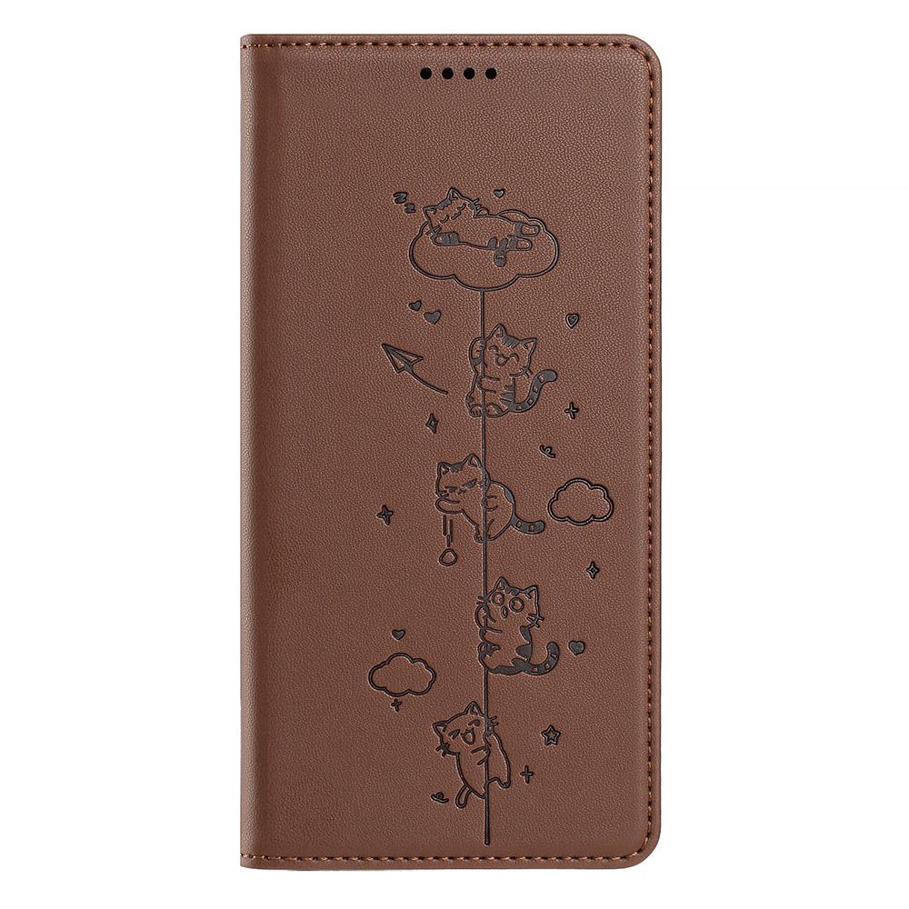 

Милый кожаный чехол-книжка с котиком для OPPO A6 GT A6X A5 A5X A3 A3X Reno 15 Pro Max 14 F29 Слот для карт Защита от RFID Чехол для телефона OPPO A5 4G 2020