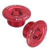 2pcs M18 Bicycle Crank Cover Screw Cap Dustproof Waterproof Aluminum Alloy Parts for Prowheel Hollow Integrated