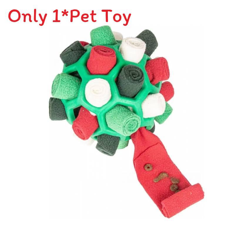 Pet Sniffing Bubble Toy With Rubber Ball Puzzle For Dogs Fun And Enrichment