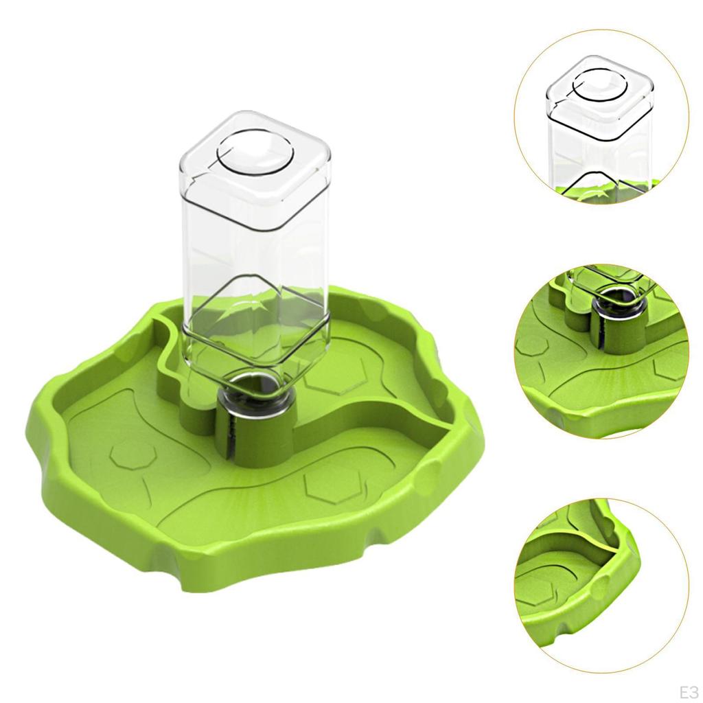 Aquarium Feeding Accessory, Food and Water Dish for Reptiles