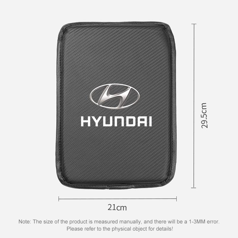 1 ks Podložky do loketní opěrky auta Kožené kryty středové konzoly Příslušenství pro Hyundai i30 Tucson i20 Accent i10 Elantra Veloster Getz