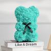 1PC Artificial Flower Eternal Rose Teddy Bear Mother's Day Birthday Valentine's Day Anniversary Gift Home Decoration