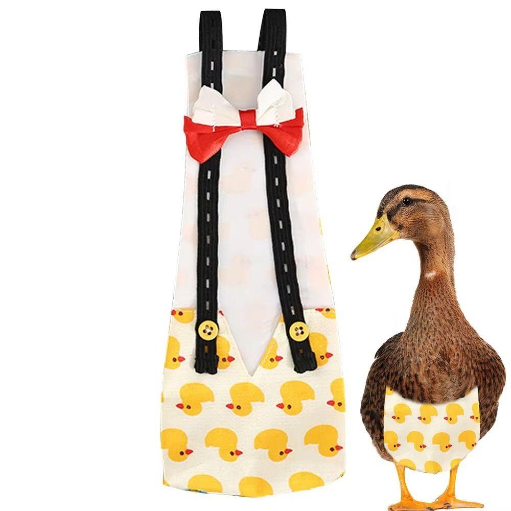 Uroczy Pieluszkowy Kombinezon dla Kaczki Wielorazowy Kombinezon do Lotu dla Gęsi Kamizelka dla Kury Kostium Drobiowy Artykuły Drobiowe