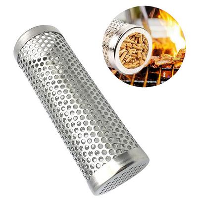 Paslanmaz Çelik Barbekü Tütsüleme Izgara Borusu Delikli Örgü Tütsüleme Borusu Filtre Alet Jeneratör Pelet Tütsüleme Barbekü Aksesuarları Araçlar